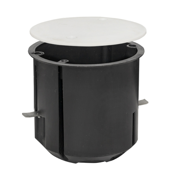 Коробка универсальная установочная КМП-020-028 углубленная с мет, лапками и крышкой (80х70) розн стикер EKF