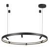 Подвесной св-к с ПДУ IP20 LED 63W+37W 2656Лм 3000-6000K металл/черн с золотом FONDA ODEON LIGHT