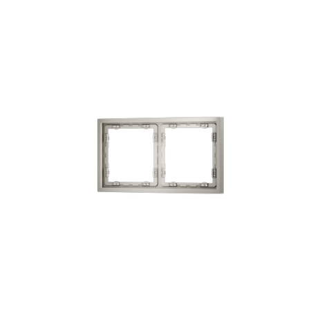 Рамка пластиковая Voltum S70 на 2 поста, (кашемир)