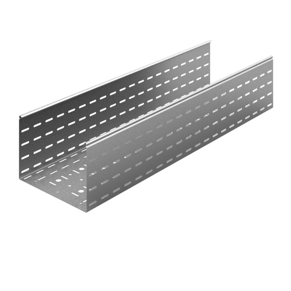 Универсальный лоток перфорированный 400х200х3000, толщ. 1,5 мм, Сендзимир цинк Ostec Универсальный лоток перфорированный 400х200х3000, толщ. 1,5 мм, Сендзимир цинк Ostec