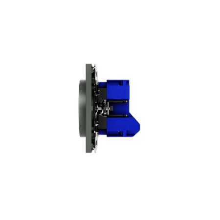 Светорегулятор встраиваемый Voltum S70 поворотно-нажимной 600 Вт, (титан)