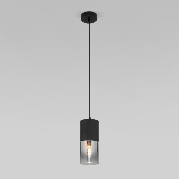 Подвесной светильник с плафоном 1*E27 60Вт черный IP20 (50233/1) Eurosvet