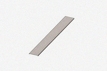 Крышка несущего лотка КНЛ30-П1,87 УХЛ1, оцинкованный лист S1,0