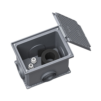 Колодец контрольно-измерительный 335х240х255 мм, пластик DKC