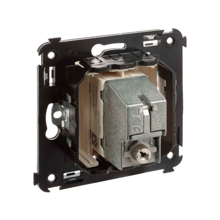 Розетка TV проходная в стену, "Avanti", "Ванильная дымка" DKC