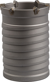 Коронка буровая, конусная посадка, без оснастки, d=65мм, L=100мм ЗУБР