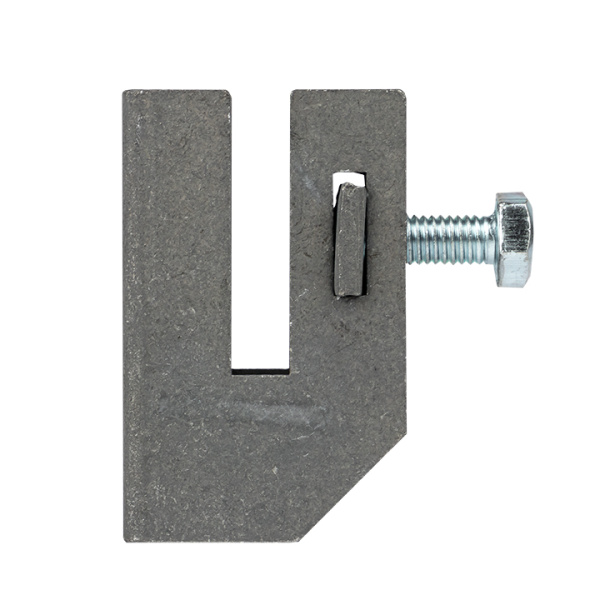 Держатель для полосы толщиной до 8мм с фикс, болтом, HZ PROxima EKF