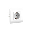 Розетка с/з со шторками, 16А, белый NEW3-E CHINT