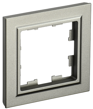 BRITE Рамка 1-местная РУ-1-БрШ шампань IEK