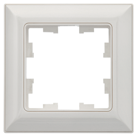 BRITE Рамка 1-мест. РУ-1-Бр бел./бел. IEK