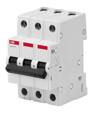 Выключатель автоматический ВА МОД 3П 10А С 4,5кА Basic ABB