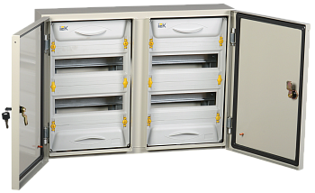 Корпус металлический распределительный ЩРн-2x24з-1 У2 IP54 PRO IEK