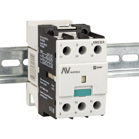 Контактор КМЭ 32А 400В АС AVERES EKF