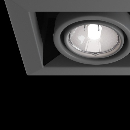 Встраиваемый светильник 2*GU10 50Вт Серебро IP20 Metal Modern DL008-2-02-S Technical