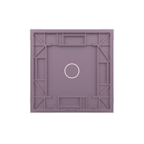 Панель для одноклавишного выключателя розовая Livolo фото 4