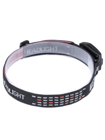 Фонарь «Налобный 11» аккумуляторный, 3+2 Вт 2 светодиода COB, Li-Ion 3,7 В 0,5 А*ч, USB, сенсор, TDM