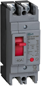 Выключатель автоматический 2п 40А 20кА ВА-300 DEKraft