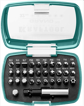 Набор бит с магнитным адаптером 32 шт, Grand-32 KRAFTOOL