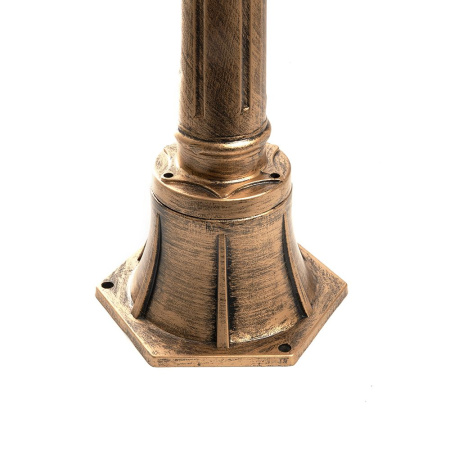 Светильник садово-парковый Feron PL4047 шестигранный, столб 60W 230V E27, черное золото Светильник садово-парковый Feron PL4047 шестигранный, столб 60W 230V E27, черное золото