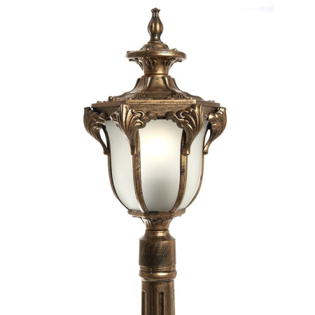 Светильник садово-парковый Feron PL4046 шестигранный, столб 60W 230V E27, черное золото Светильник садово-парковый Feron PL4046 шестигранный, столб 60W 230V E27, черное золото