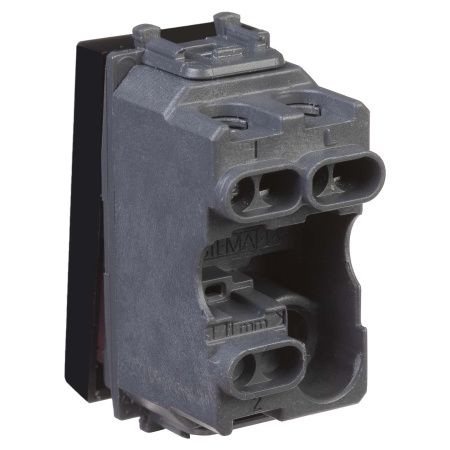 Кнопка модульная, "Avanti", "Черный квадрат", 1 модуль DKC