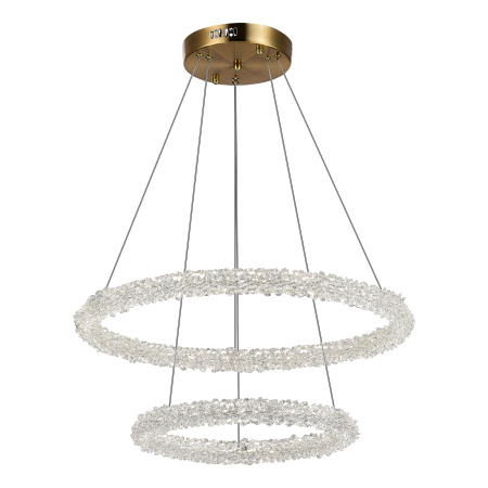 Люстра подвесная Золотистый/Золотистый LED 2*28Вт 3000-6500К SL6110.203.02 ST LUCE