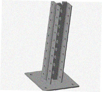 Стойка напольная (потолочная) сдвоенная СНПС1520 УХЛ1, горячее цинкование, S2,5