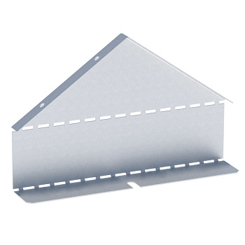 Заглушка крышки двускатной на лоток 80х200 мм (0,8 мм) HDZ EKF