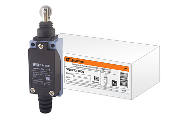 Концевой выключатель ВККН 2102М11 роликовый толкатель 5А 1з+1р IP65 TDM
