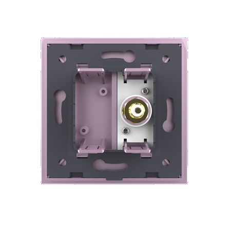 Розетка видео RCA "тюльпан" Розовая Livolo