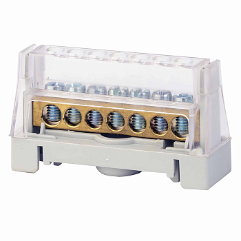 Клеммная колодка соединительная 1р 5х5,3мм 2х6мм. цвет серый DKC