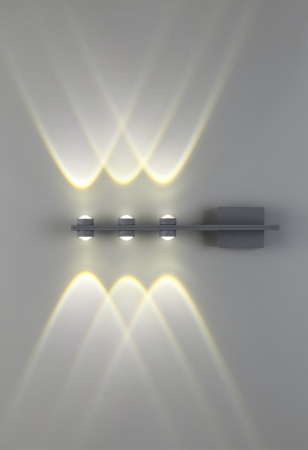 Ландшафтный настенный св-к IP54 LED 4000K 12W 85-265V CALLE темно-серый B NOVOTECH