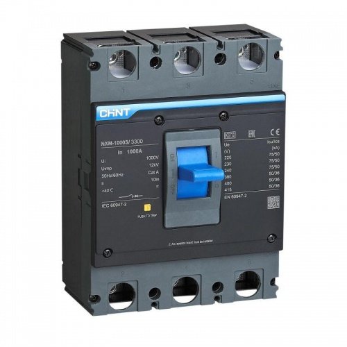 Выключатель автоматический ВА NXM-1600S/3П 1250А 50кА с регулир. расцепителем CHINT