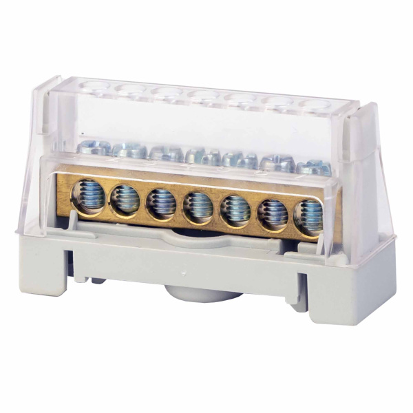 Клеммная колодка соединительная 1р 5х5,3мм 2х6мм. цвет серый DKC