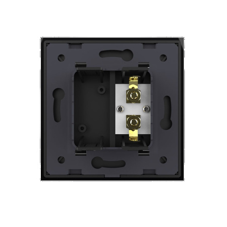 Розетка акустическая SOUND Черная Livolo