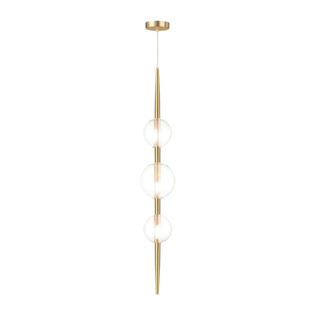 Подвес G9 3*5W LAZIA бронзовый/прозрачный/стекло ODEON LIGHT