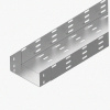 Лоток монтажный цельный перфорированный ЛМЦ100х65х2000 УТ1,5, оцинкованный лист, S1.0