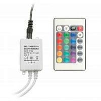 Контроллер для управления св/ми RGB лентами 12V с пультом ДУ ИК ULC-Q431 BLACK Volpe