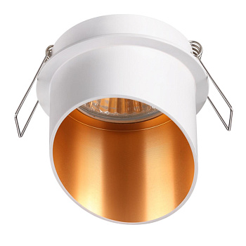 Встр.св-к IP20 GU10 50W 220V BUTT белый C NOVOTECH