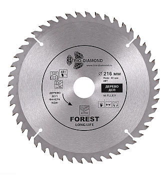 Диск пильный 216*30*48Т FLL831 Trio-Diamond