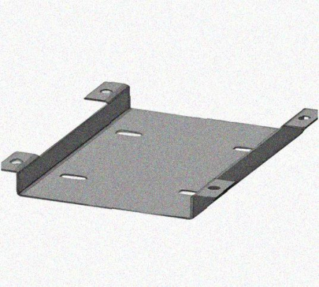 Соединитель нижний У1102 100х100х1,5 УТ1,5, оцинкованный лист, S1,5