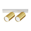 Потолочный светильник 2*GU10 10Вт Белый и Матовое золото IP20 Ceiling & Wall C051CL-U-2WMG Technical Maytoni