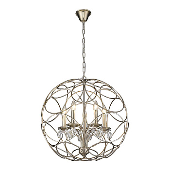 Люстра подвесная Состаренное серебро E14 5*40Вт WE305.05.203 WERTMARK