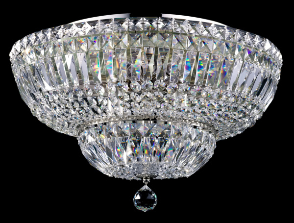 Люстра 12*E14 60Вт Никель Антик IP65 Basfor DIA100-CL-12-N Maytoni