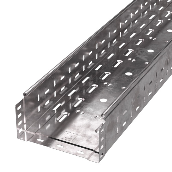 Лоток перфорированный Стандарт 200х100х3000 (1,0 мм) (6 м/уп) Промрукав