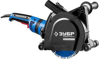 Штроборез (бороздодел) Профессионал, ЗШ-П45-2100 ПВТК, 45 мм, 180 мм диск, 2100 Вт ЗУБР