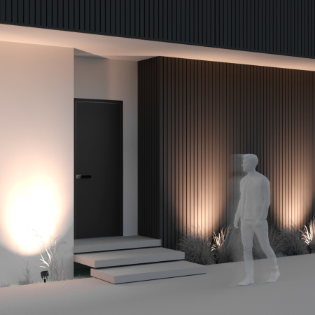 Ландшафтный светильник 8Вт 3000К Черный IP65 Ares O309FL-L8B3K Outdoor Maytoni