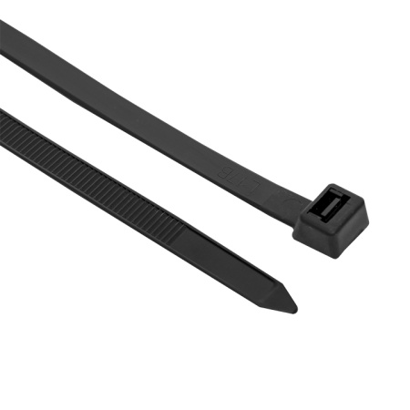 Хомут P6,6 стандартный (ч), 7,6x150 (100шт) FlexLock PROxima EKF