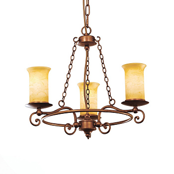 Люстра подвесная Коричневый/Янтарный E14 3*60Вт SL122.303.03 EVOLUCE