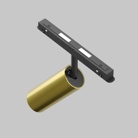 Трековый светильник LED 12Вт Черный и Латунь IP20 Magnetic track system Exility TR032-4-12W3K-M-DS-BBS Technical Maytoni